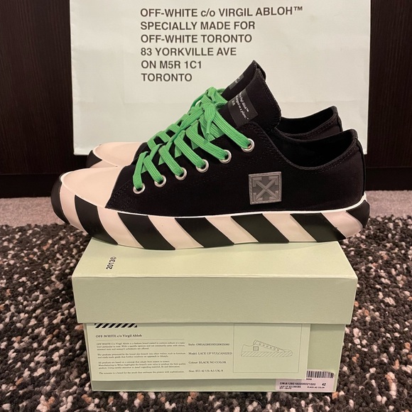 OFF-WHITE Vulc low-42 (Fits 9-9.5)-Retail $400 - Picture 4 of 9